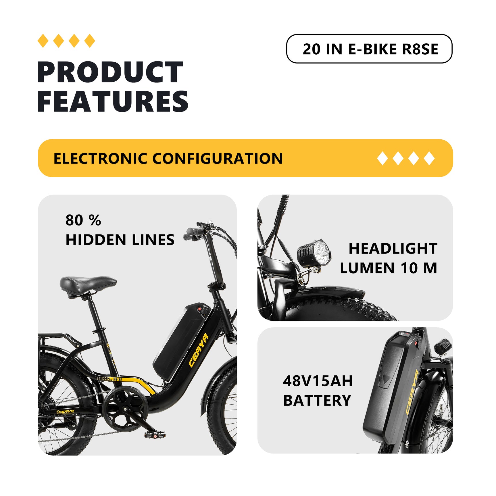 CEAYA Electric Bike R8SE