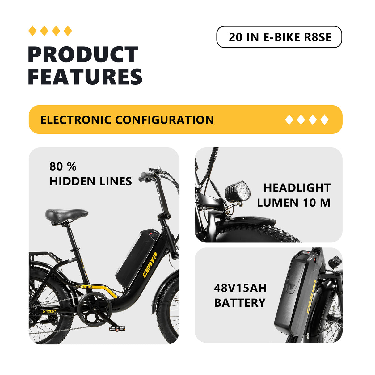 CEAYA Electric Bike R8SE