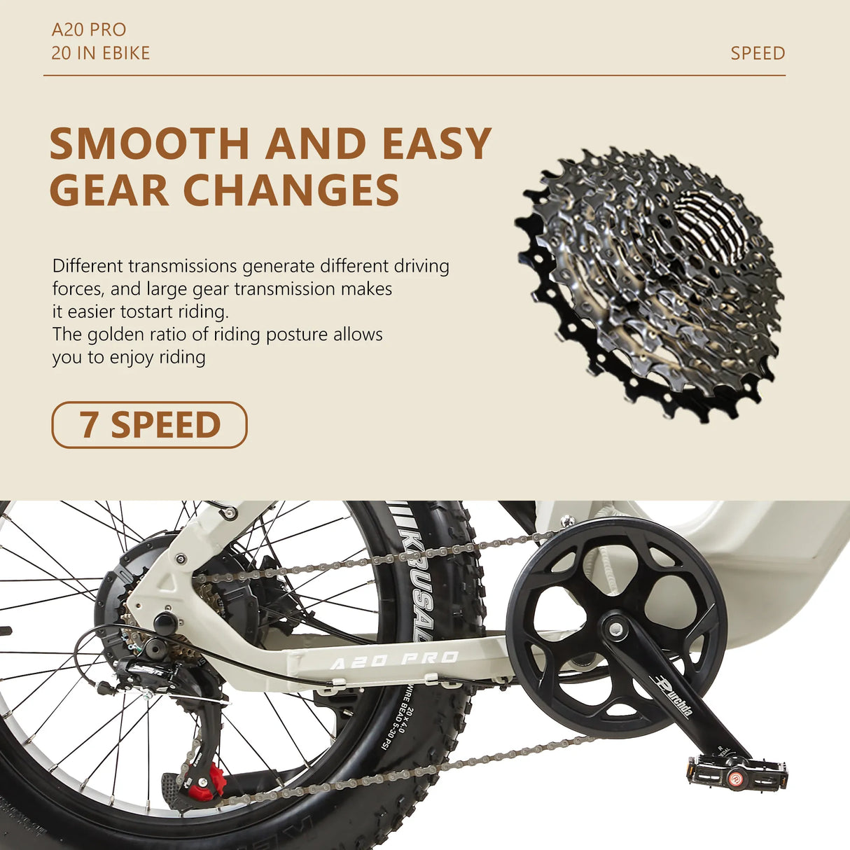 CEAYA Vélo électrique A20PRO