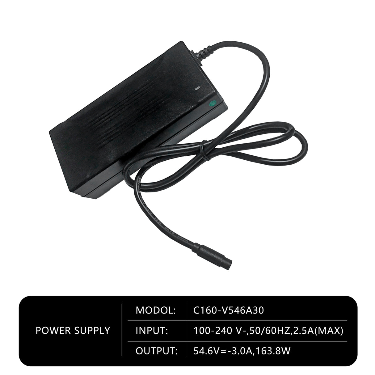 Electric Bicycle Battery Charger 48V 3.0A 3 Holes