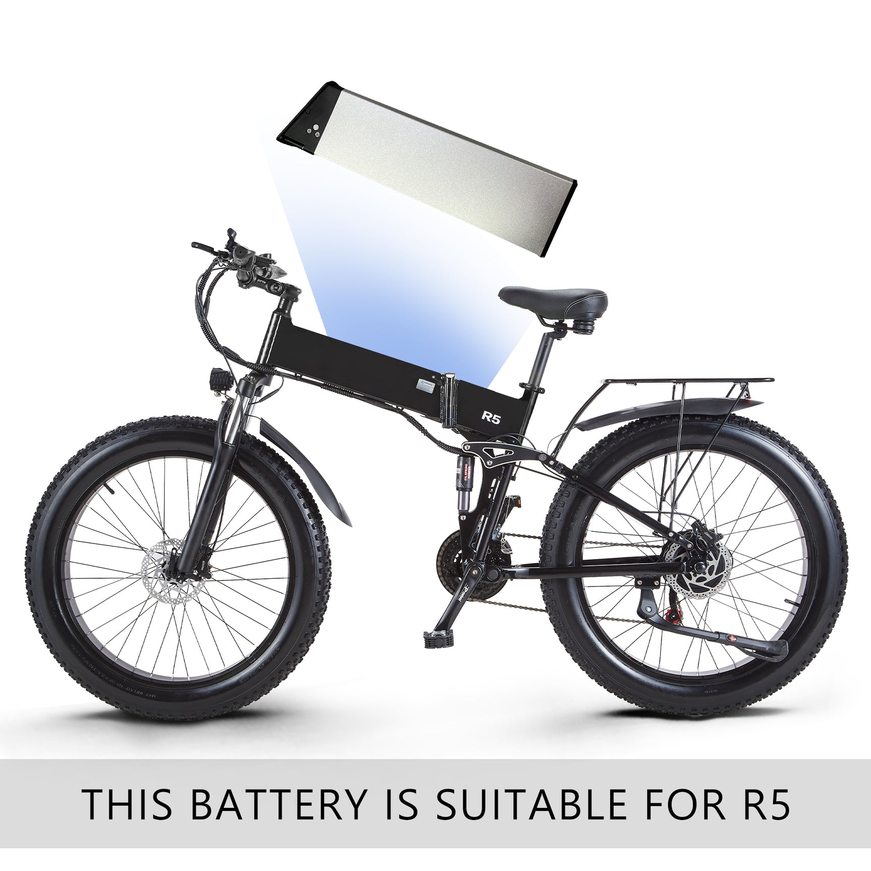 Batterie de vélo électrique 48V16AH/12.8AH/18AH/20AH pour Ebike