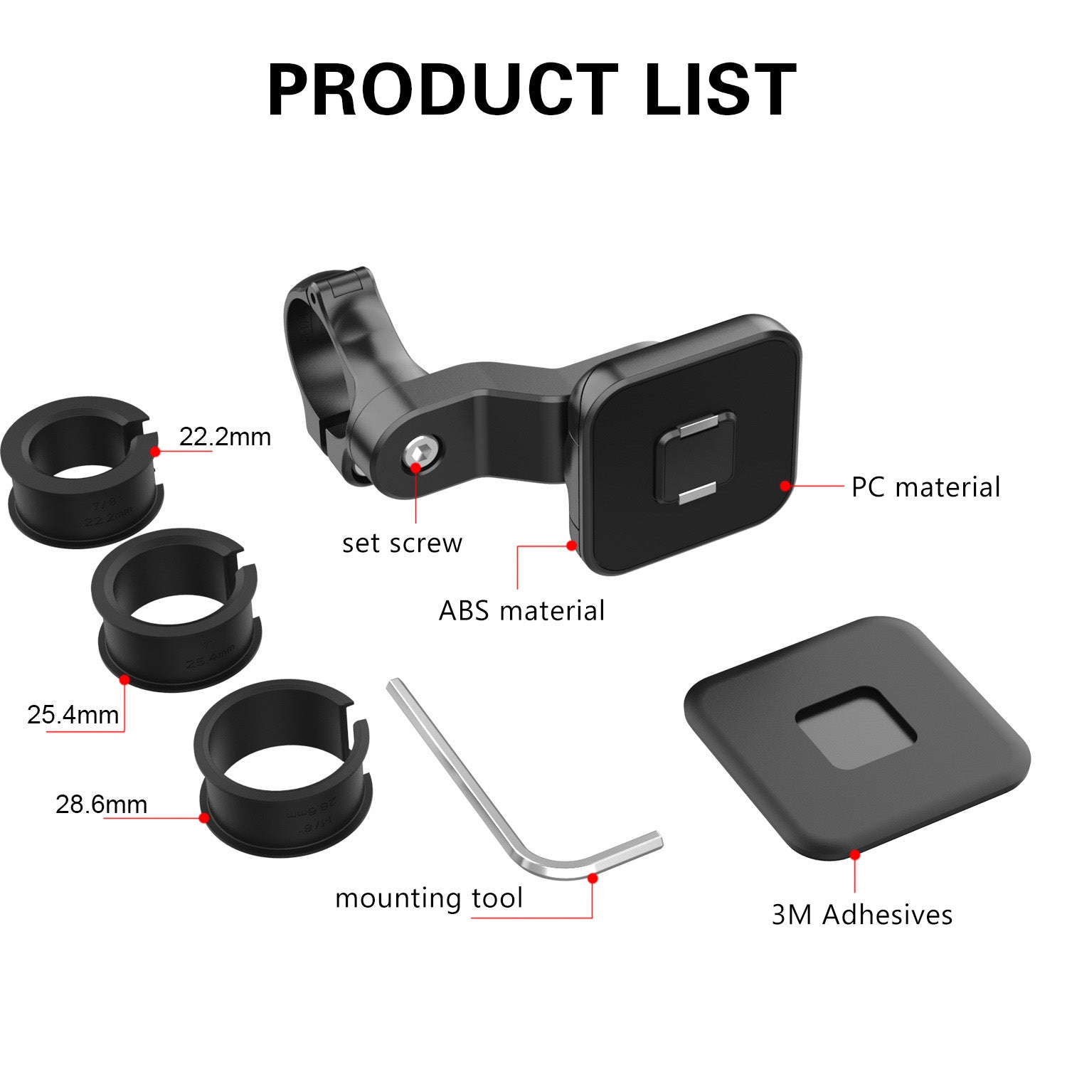 Support de téléphone magnétique pour vélo