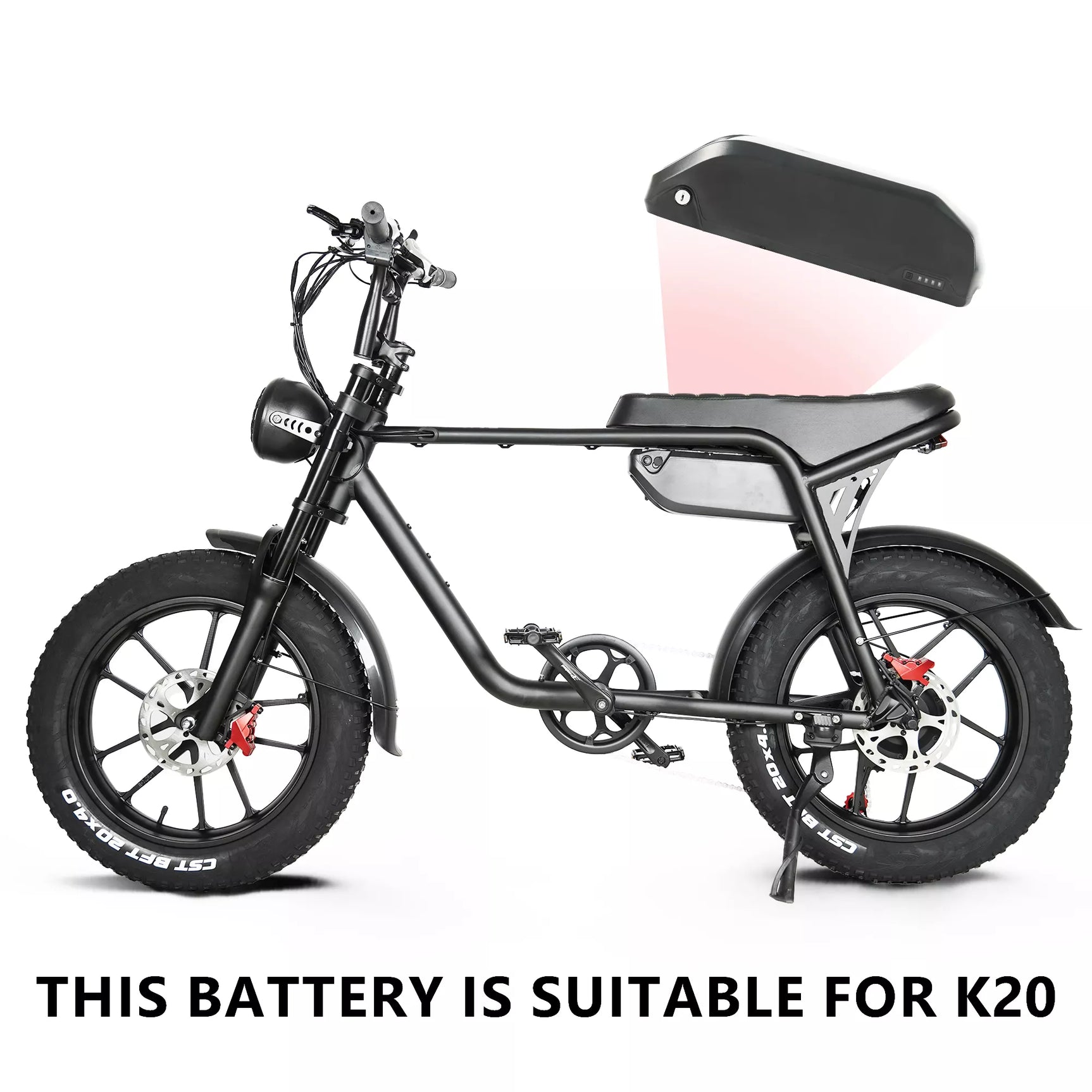 Batteria per bici elettrica 48V17AH per K20
