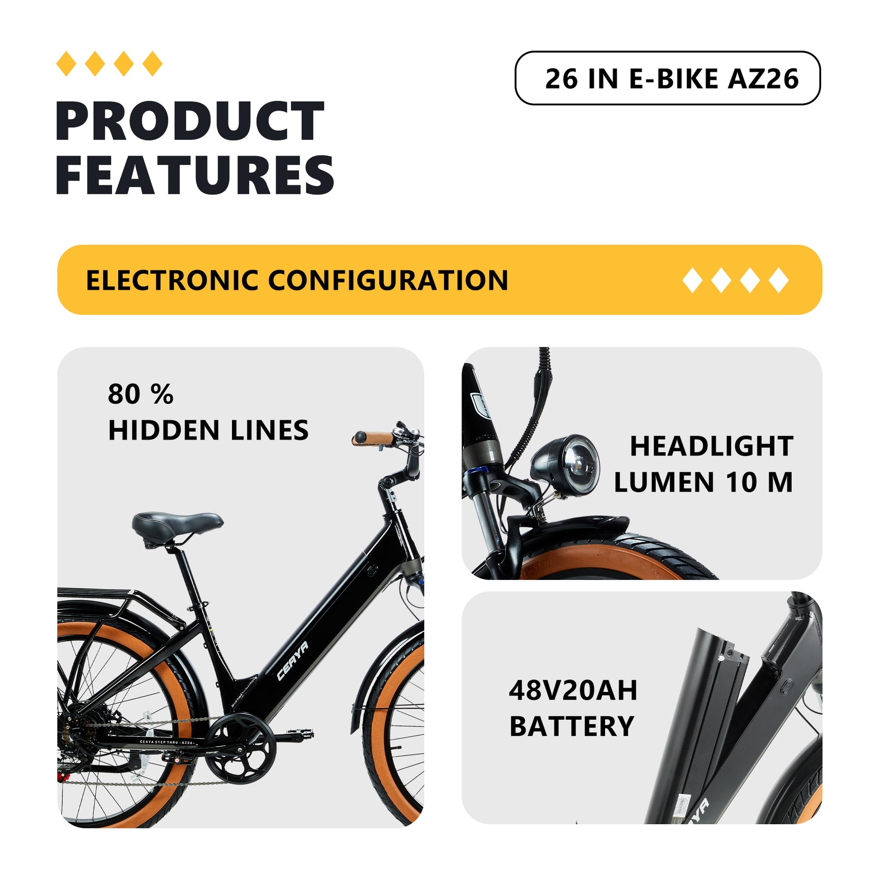 CEAYA Electric Bike AZ26