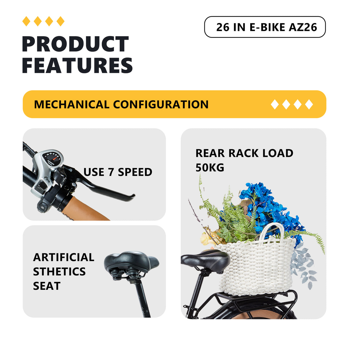 Vélo électrique CEAYA AZ26