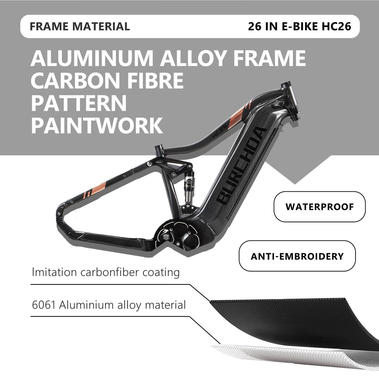 Vélo électrique BURCHDA HC26