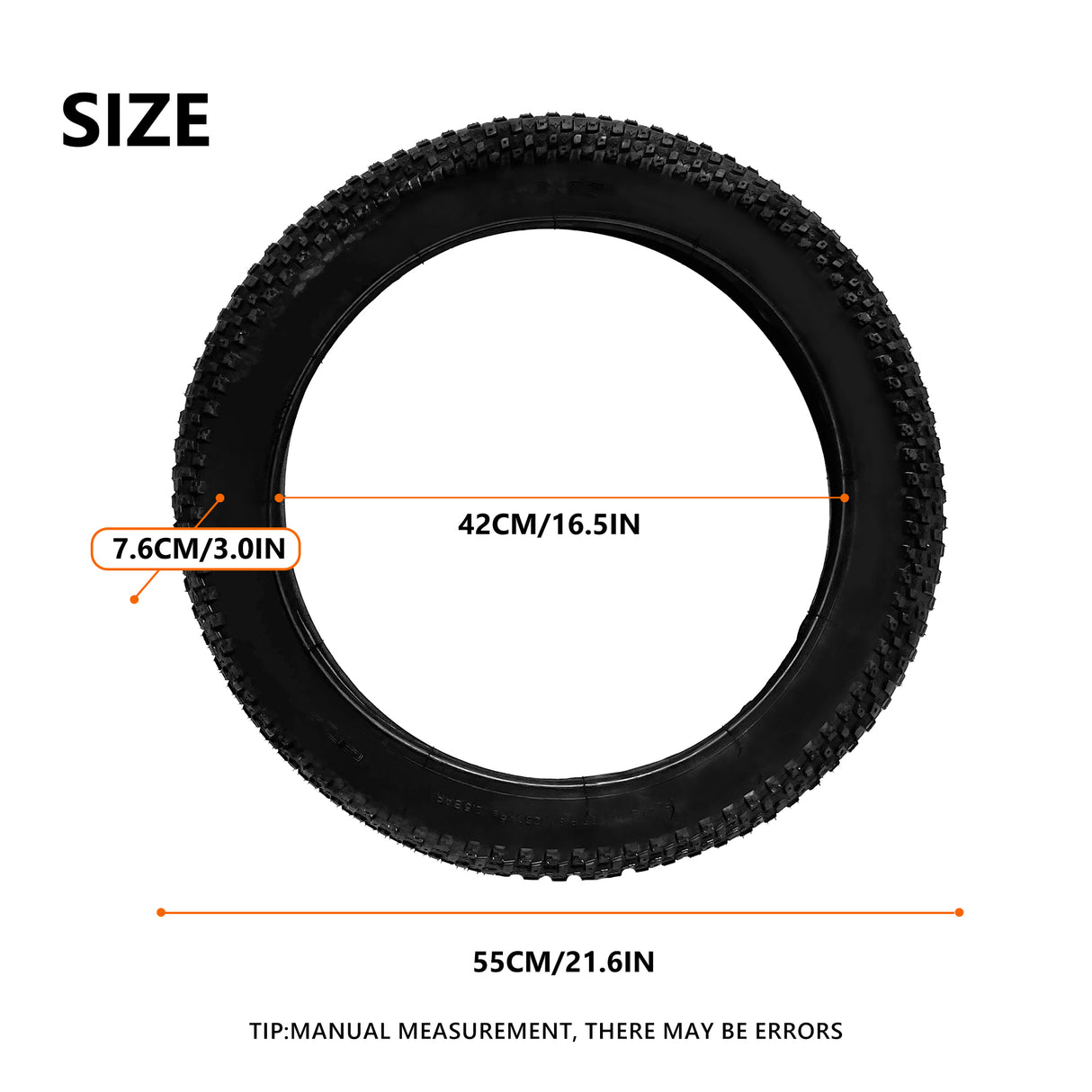 Fat Bike Tire 20*3.0 Inch