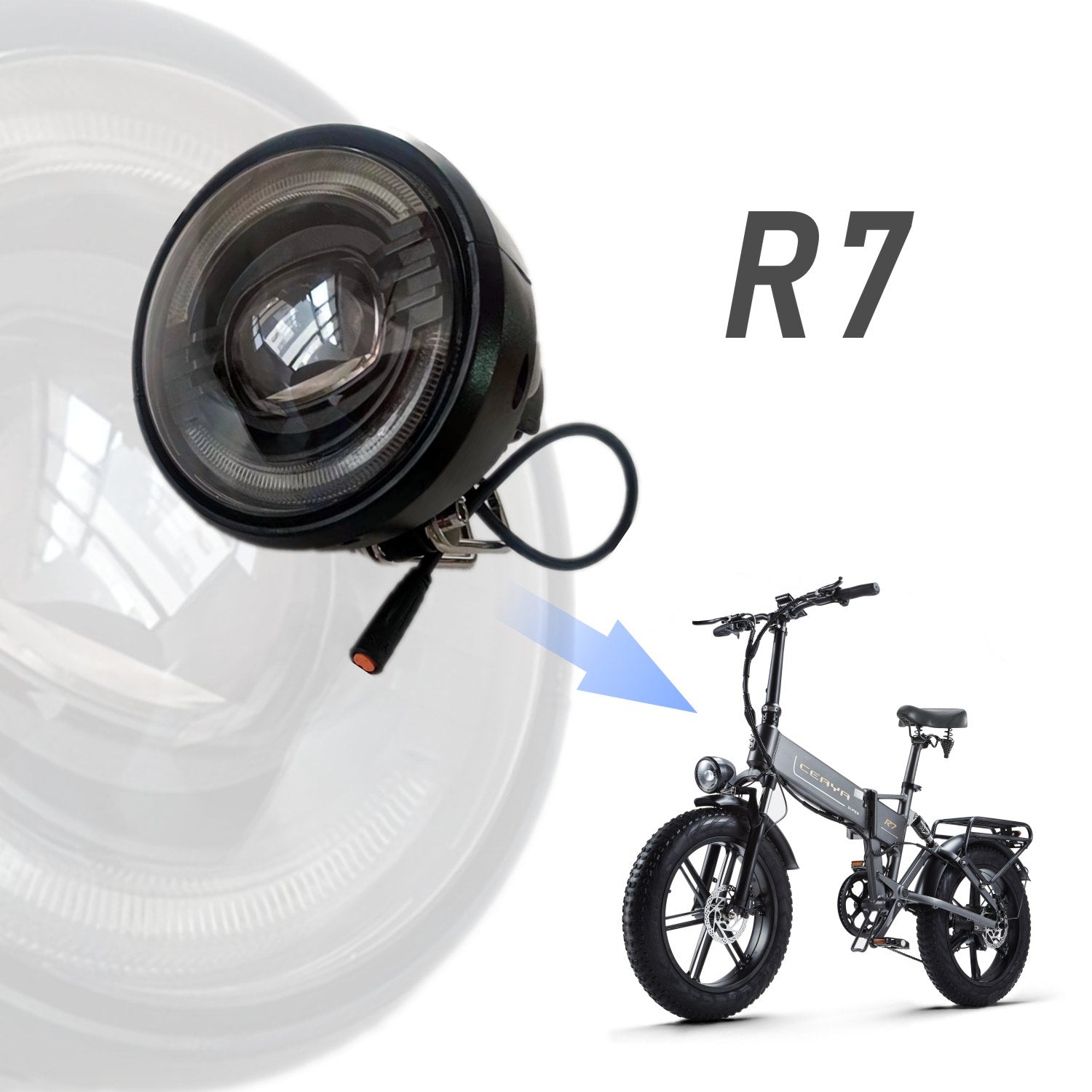 Electric Bike Headlight SZFJ-D-038