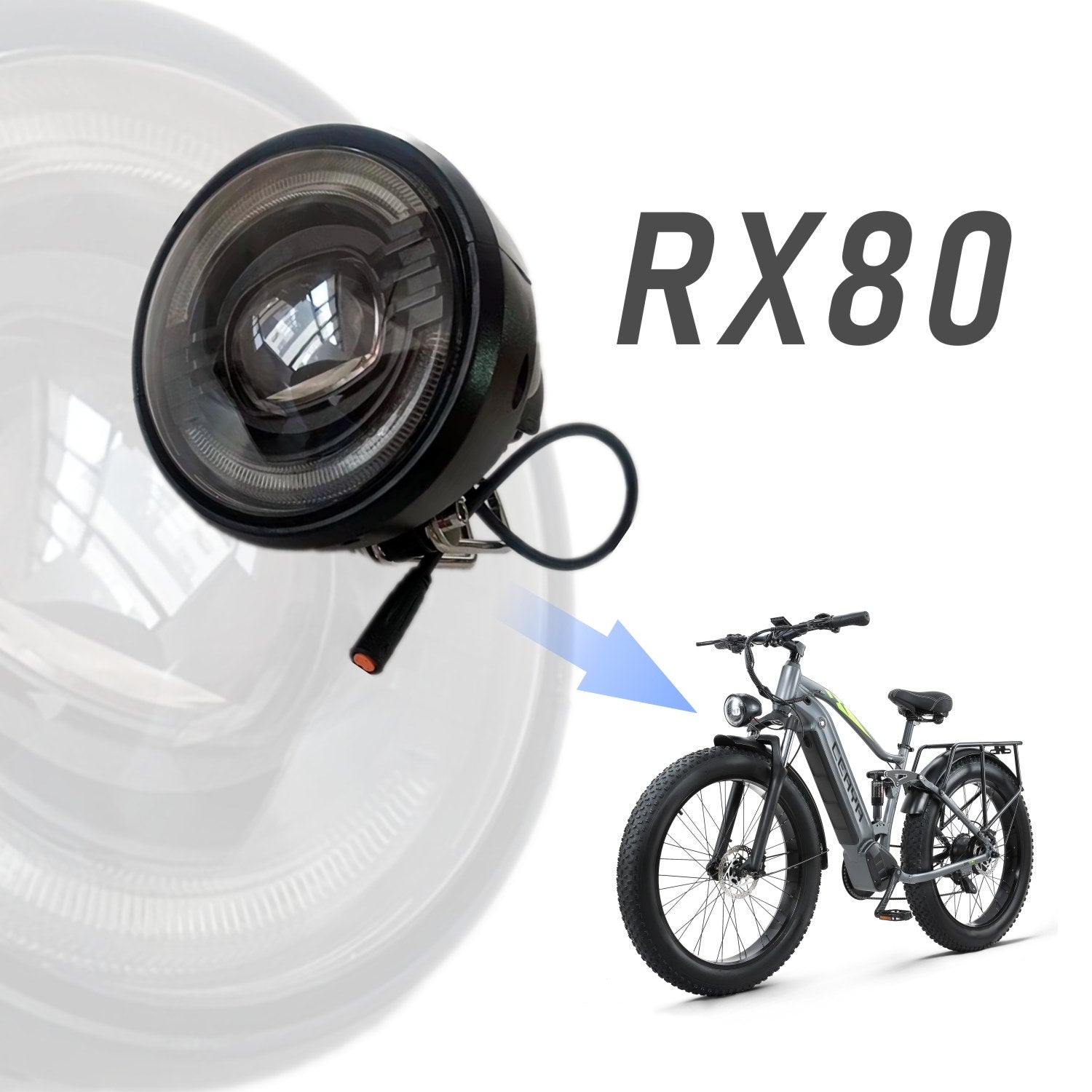 Electric Bike Headlight SZFJ-D-038