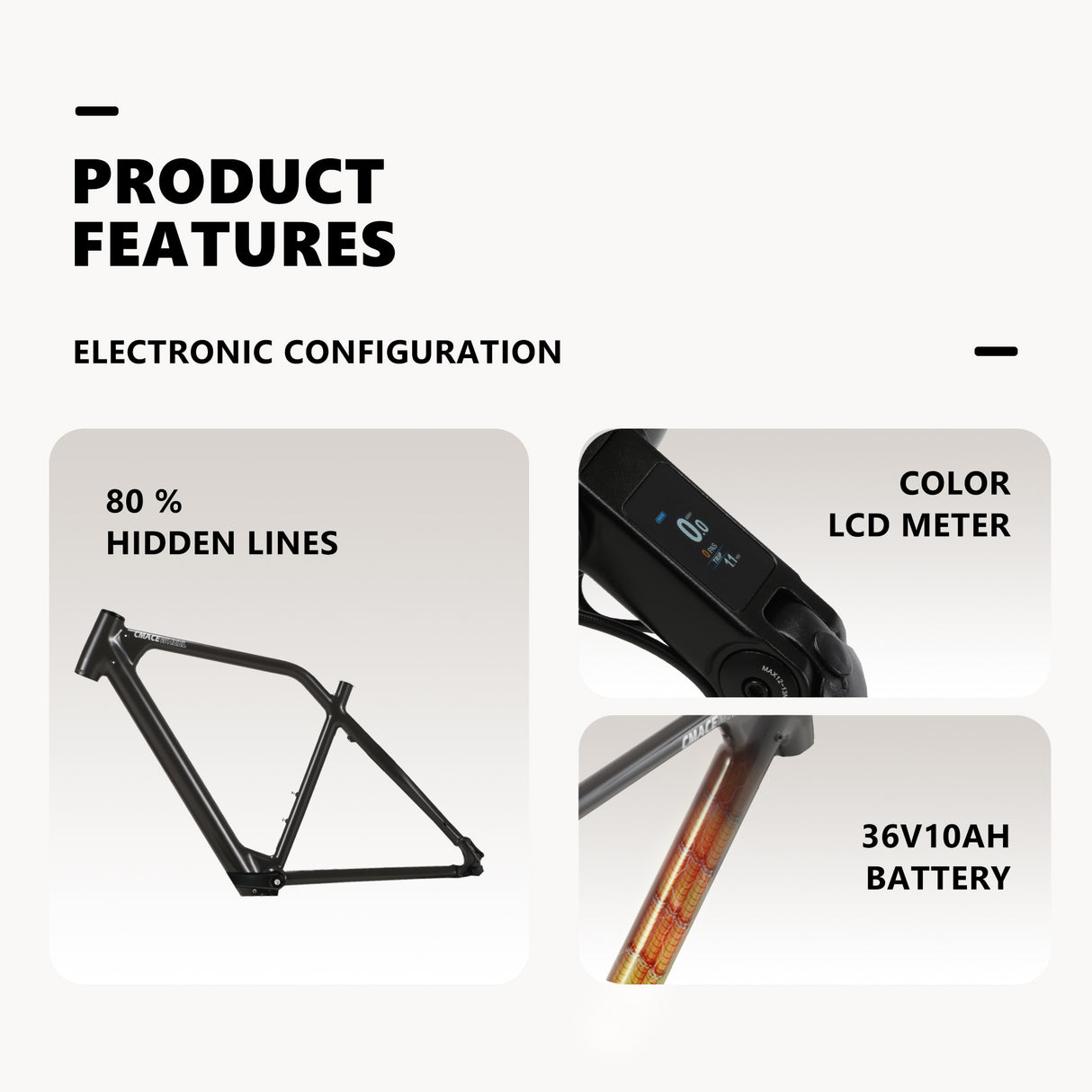 CMACEWHEEL Vélo électrique F700-Capteur de cadence