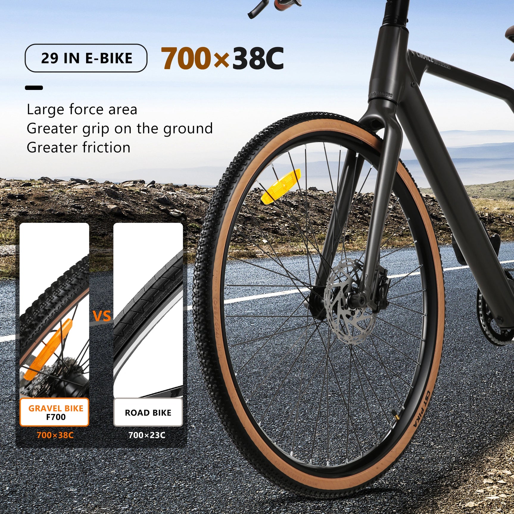 CMACEWHEEL Electric Bike F700-Cadence Sensor