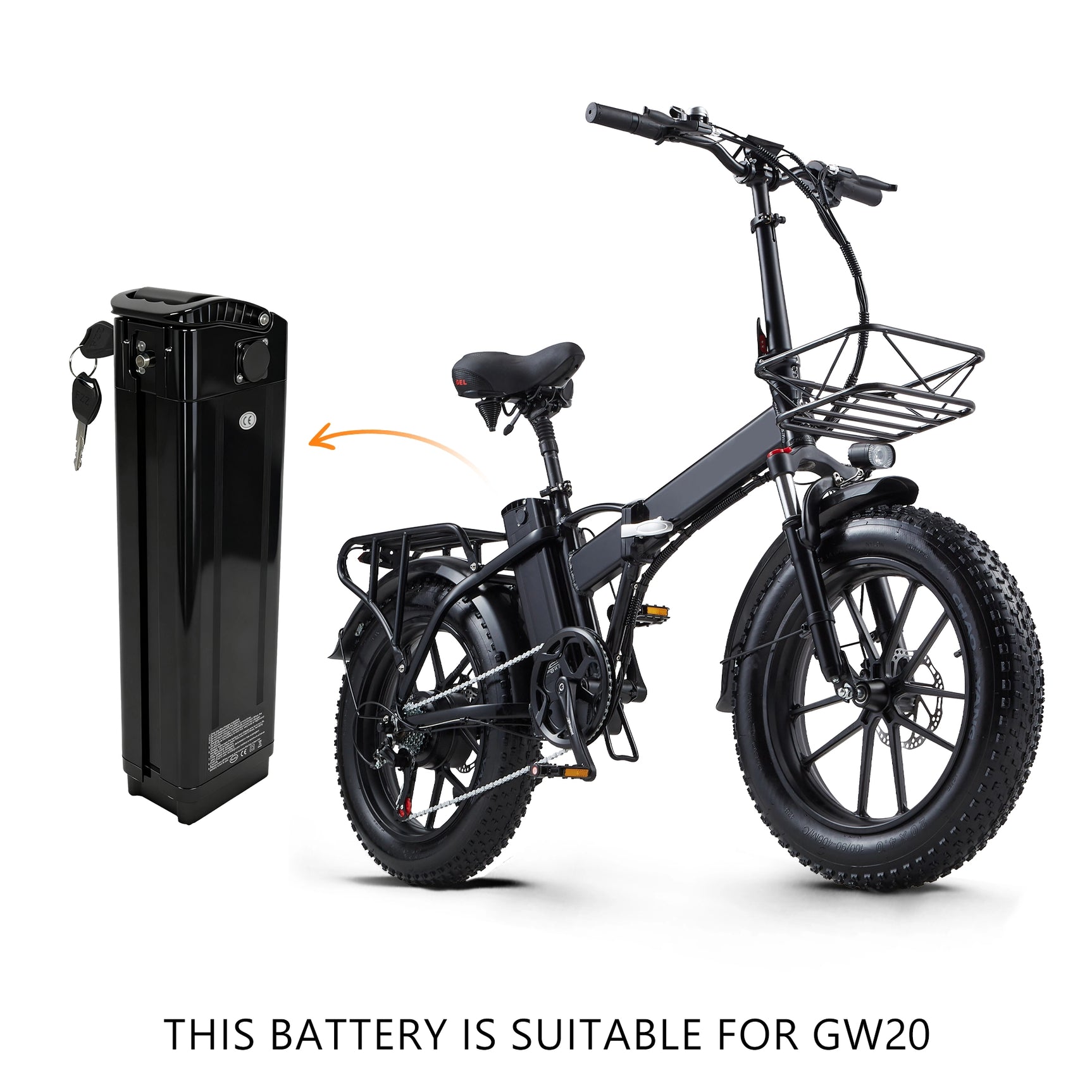 Ebike Battery For Electric Bike CMACEWHEEL Y20/T20/GW20/AC16