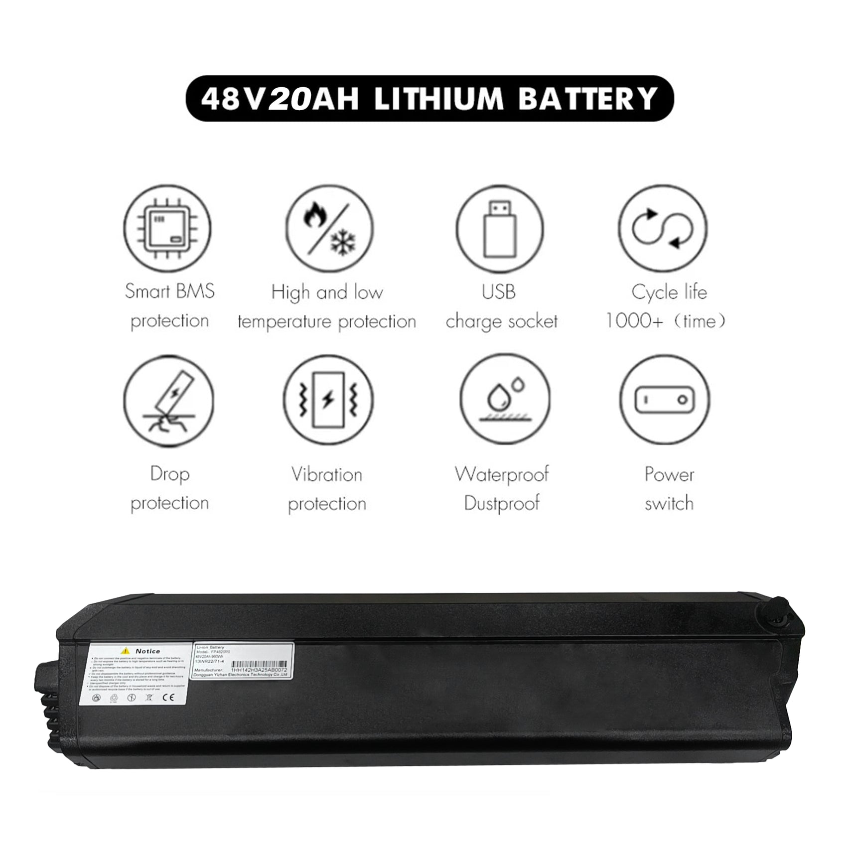 Batterie de vélo électrique pour RX20/RX70