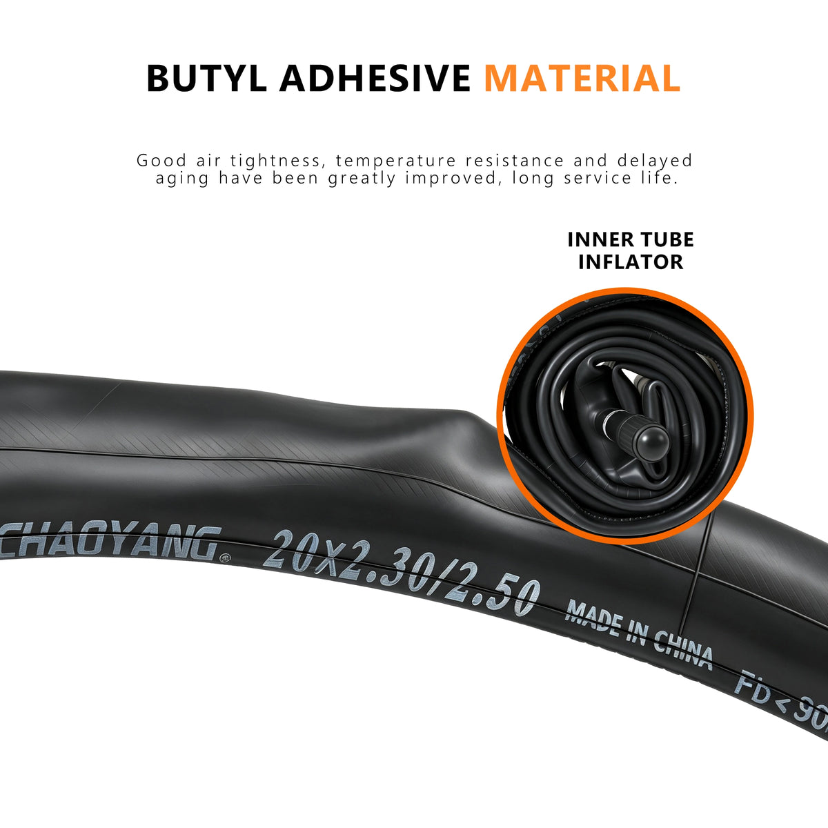 Fat Tire inner tube 20*2.4 Inch
