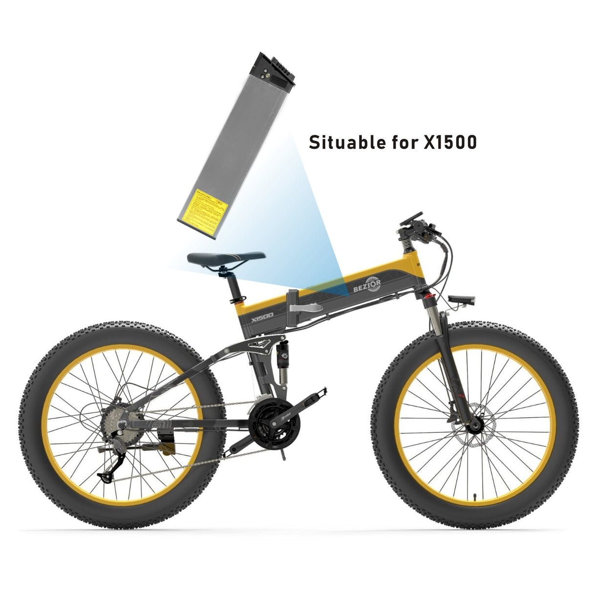 Batterie de vélo électrique 48V16AH/12.8AH/18AH/20AH pour Ebike