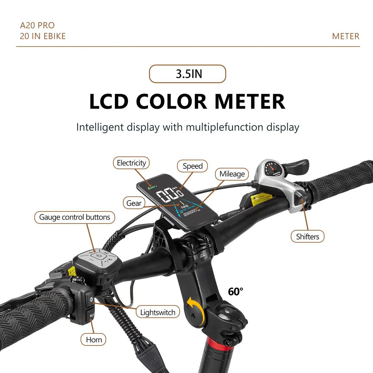 CEAYA Vélo électrique A20PRO