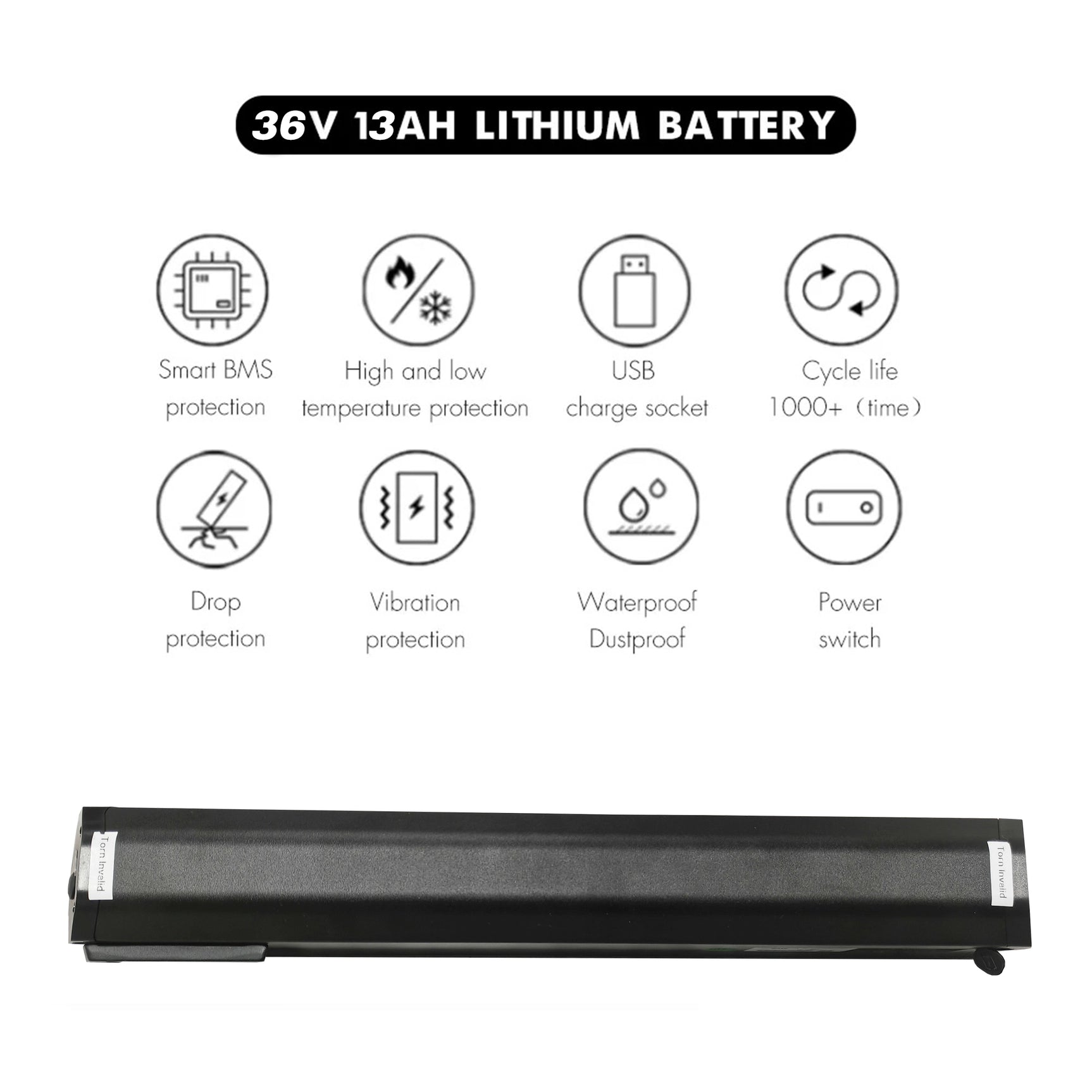 Electric Bike Battery 36V13AH for M920