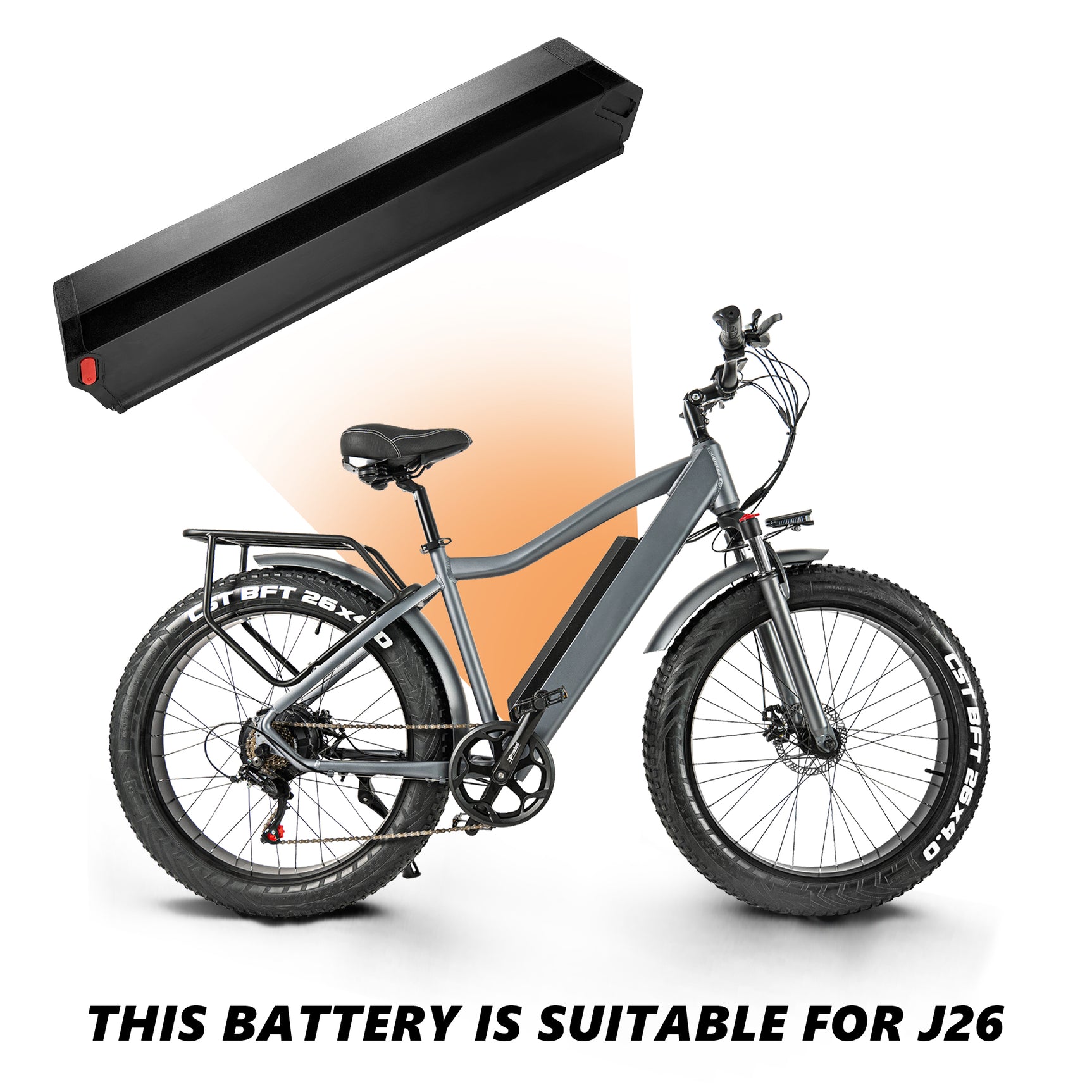 Batteria bici elettrica 48V18AH per TP26 / TP26 MINI /J26