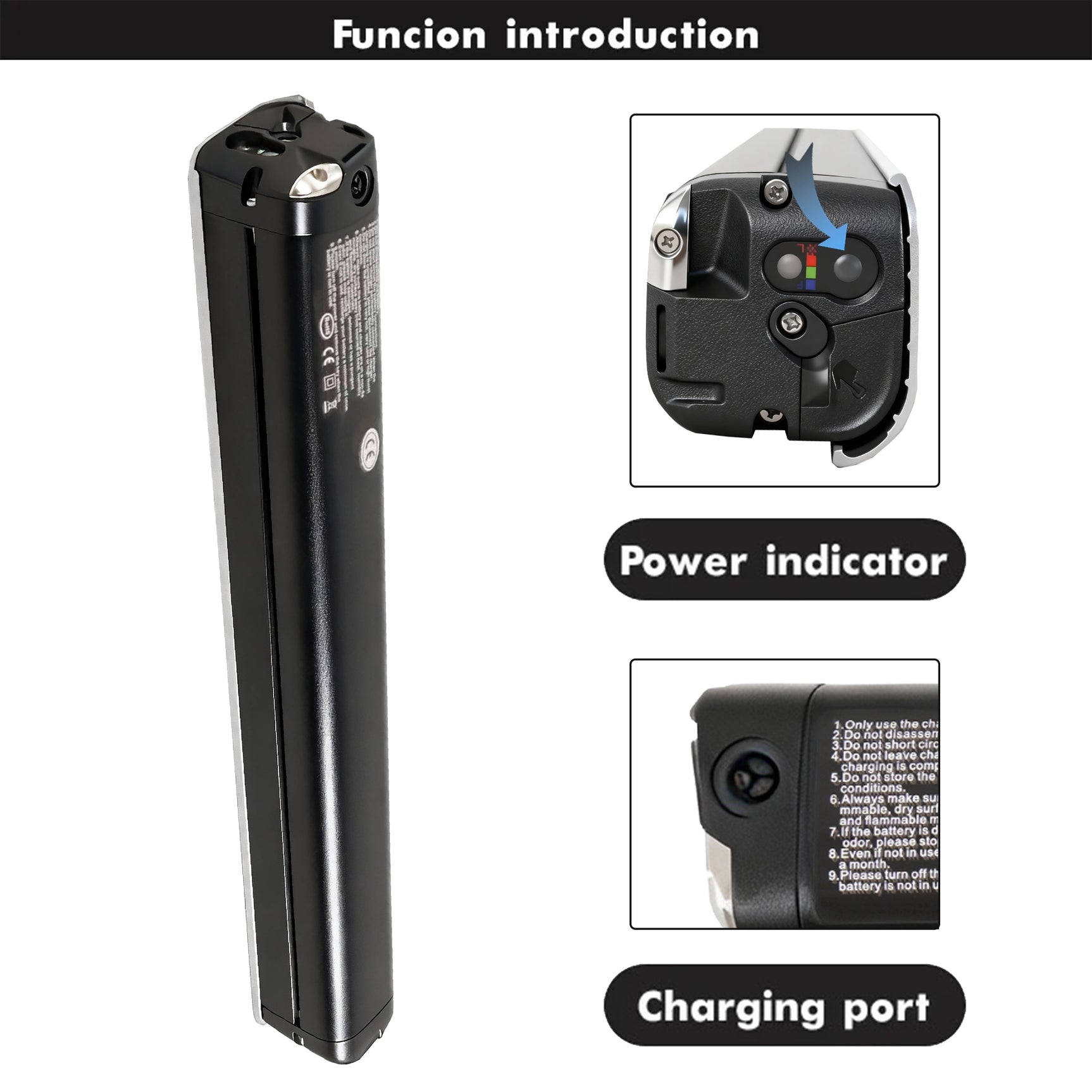 Batterie de vélo électrique pour CMACEWHEEL F700-B