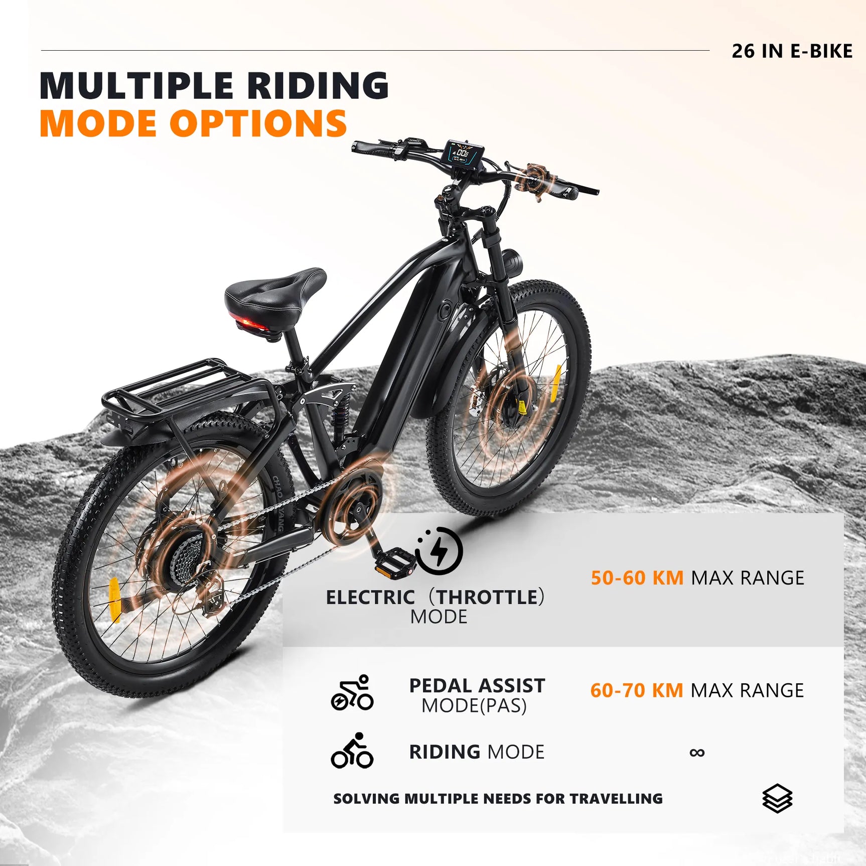 CMACEWHEEL Electric Bike AL26 MAX