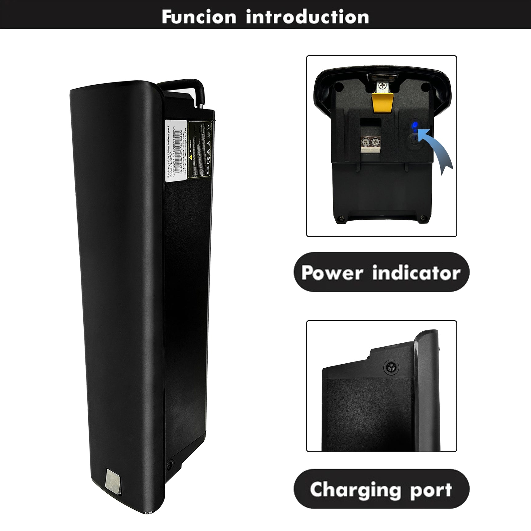 Electric Bike Battery 48V20AH for A20 PRO / AZ20 / HQ20