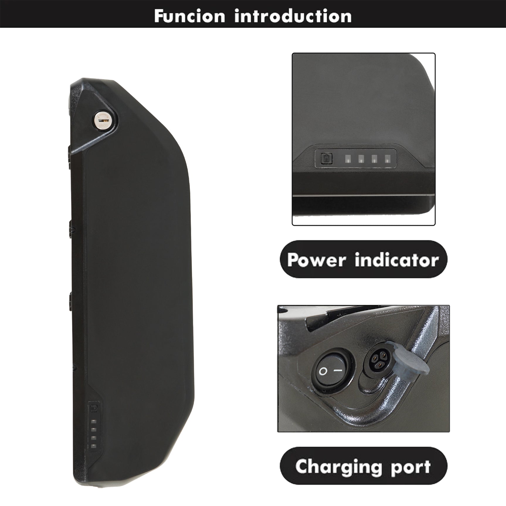 Batteria per bici elettrica 48V17AH per K20