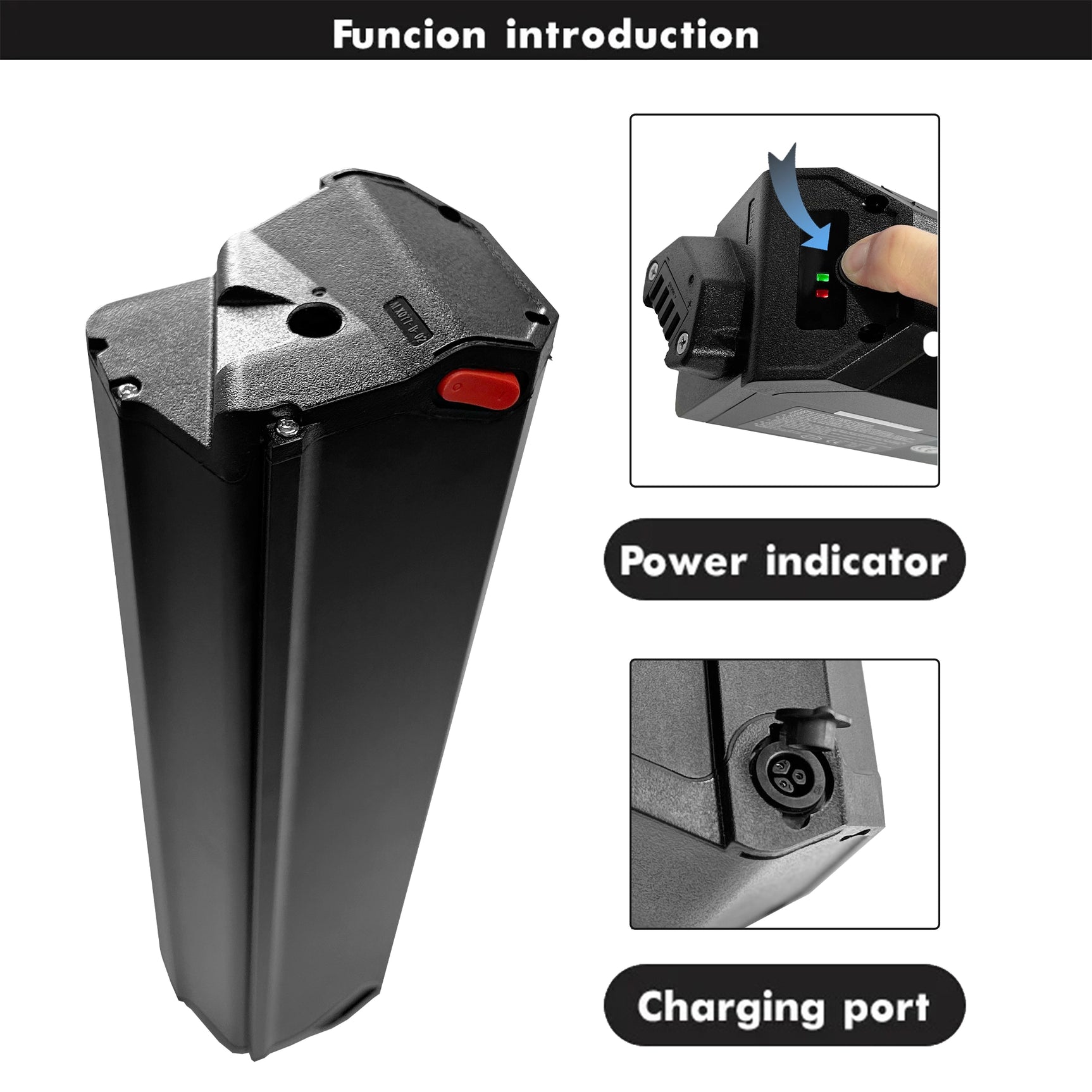 Batteria bici elettrica 48V18AH per TP26 / TP26 MINI /J26