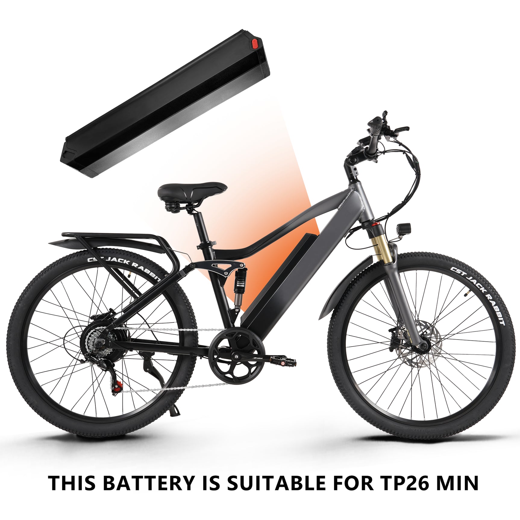 Batteria bici elettrica 48V18AH per TP26 / TP26 MINI /J26