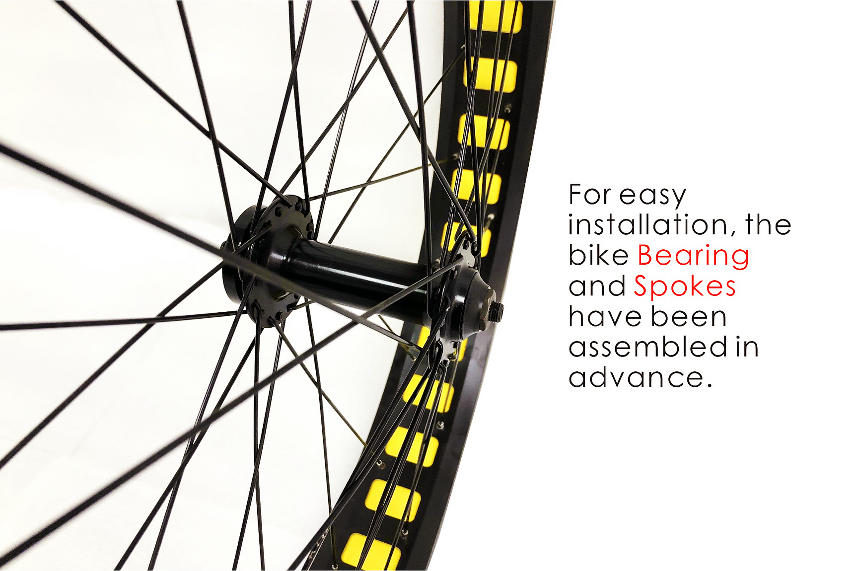 Jante de roue avant Fat Ebike 26 * 4.0 IN