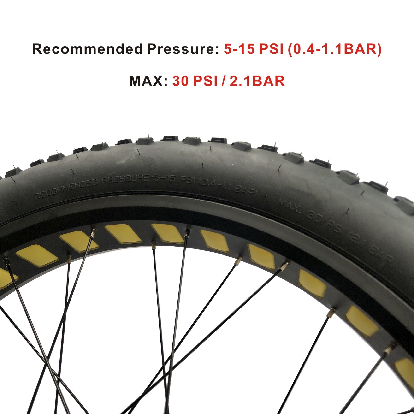 Electric Bike Rear Wheel Set (26X4.0" Fat Tire)