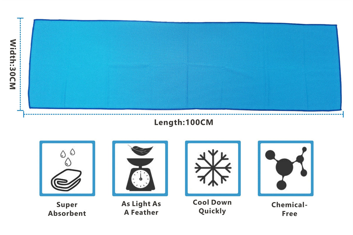 Asciugamani rinfrescanti sportivi