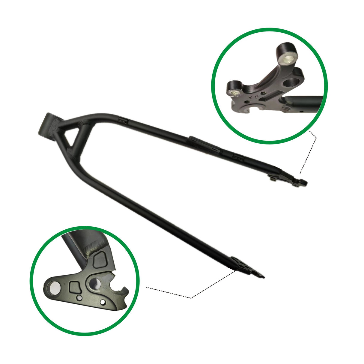 Forcella inferiore triangolare posteriore per bicicletta per Ebike WL01