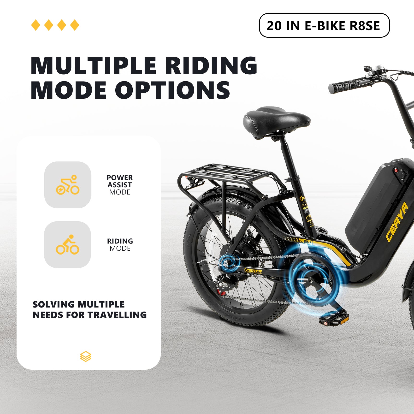 CEAYA Electric Bike R8SE