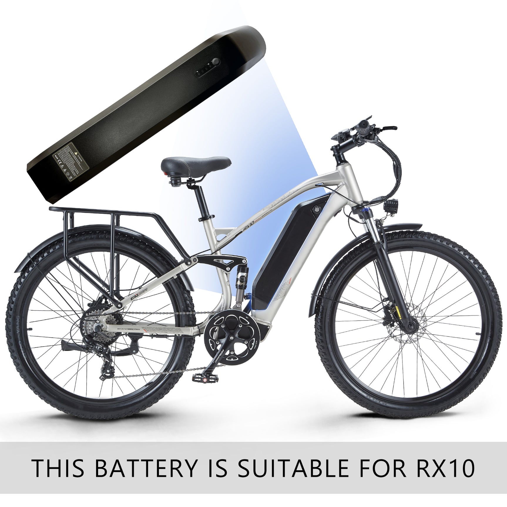 Batteria elettrica per bici 48V17.5AH per RX90/RX10