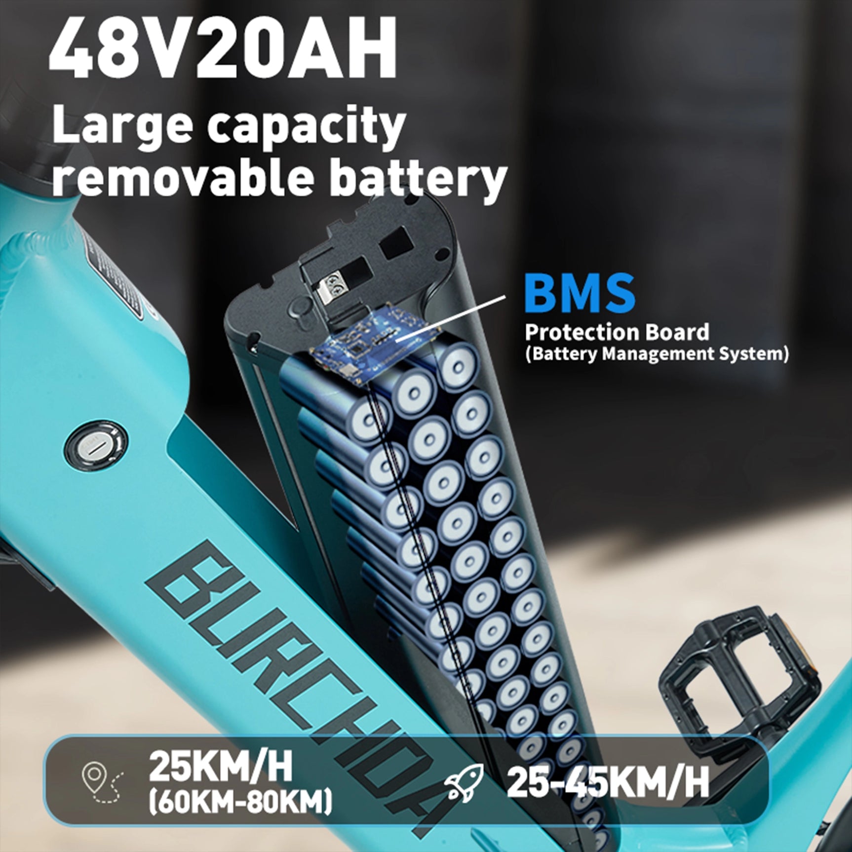 BURCHDA Electric Bike AZ26