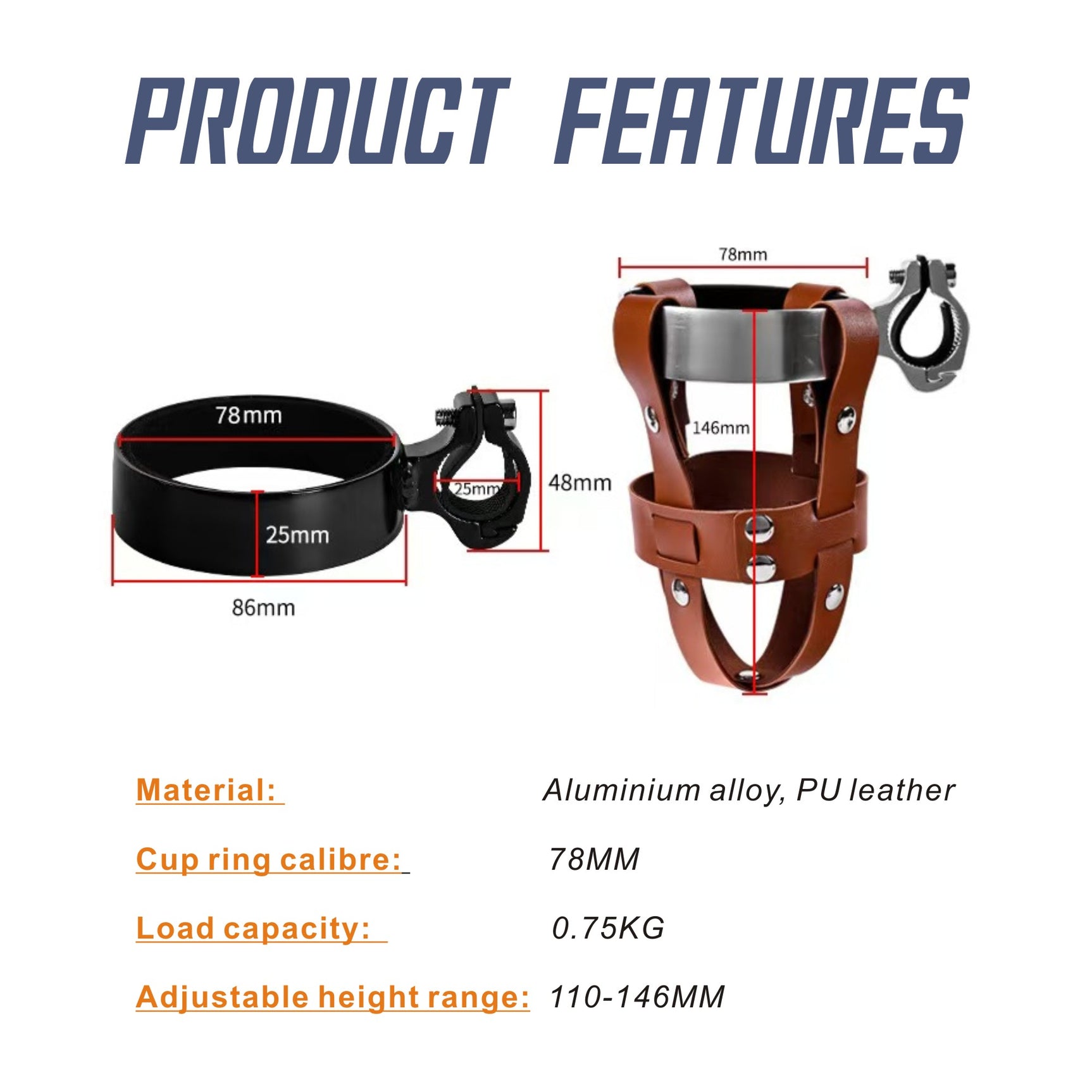 Koszyk na bidon rowerowy Retro-A1