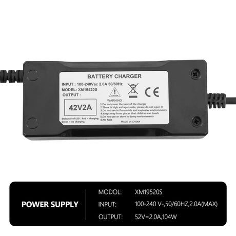 Charger for EBike CMACEWHEEL F700