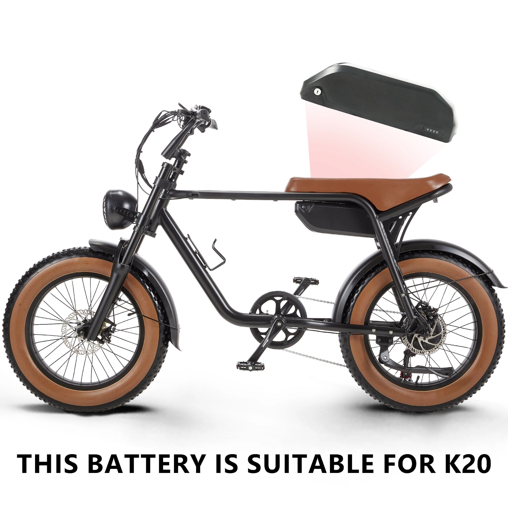 Batteria per bici elettrica 48V17AH per K20