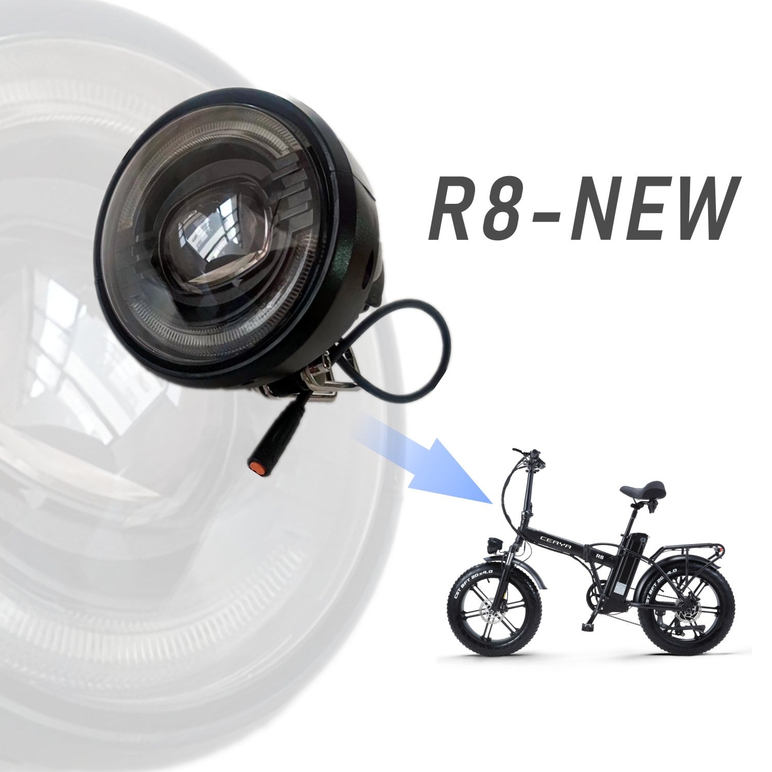 Electric Bike Headlight SZFJ-D-038