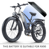 Batteria elettrica per bici 48 V17.5AH per RX90/RX10