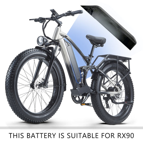 Batería de bicicleta eléctrica 48V17.5AH para RX90/RX10
