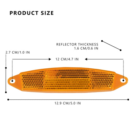 Catadioptres pour jantes monoblocs de 20 pouces