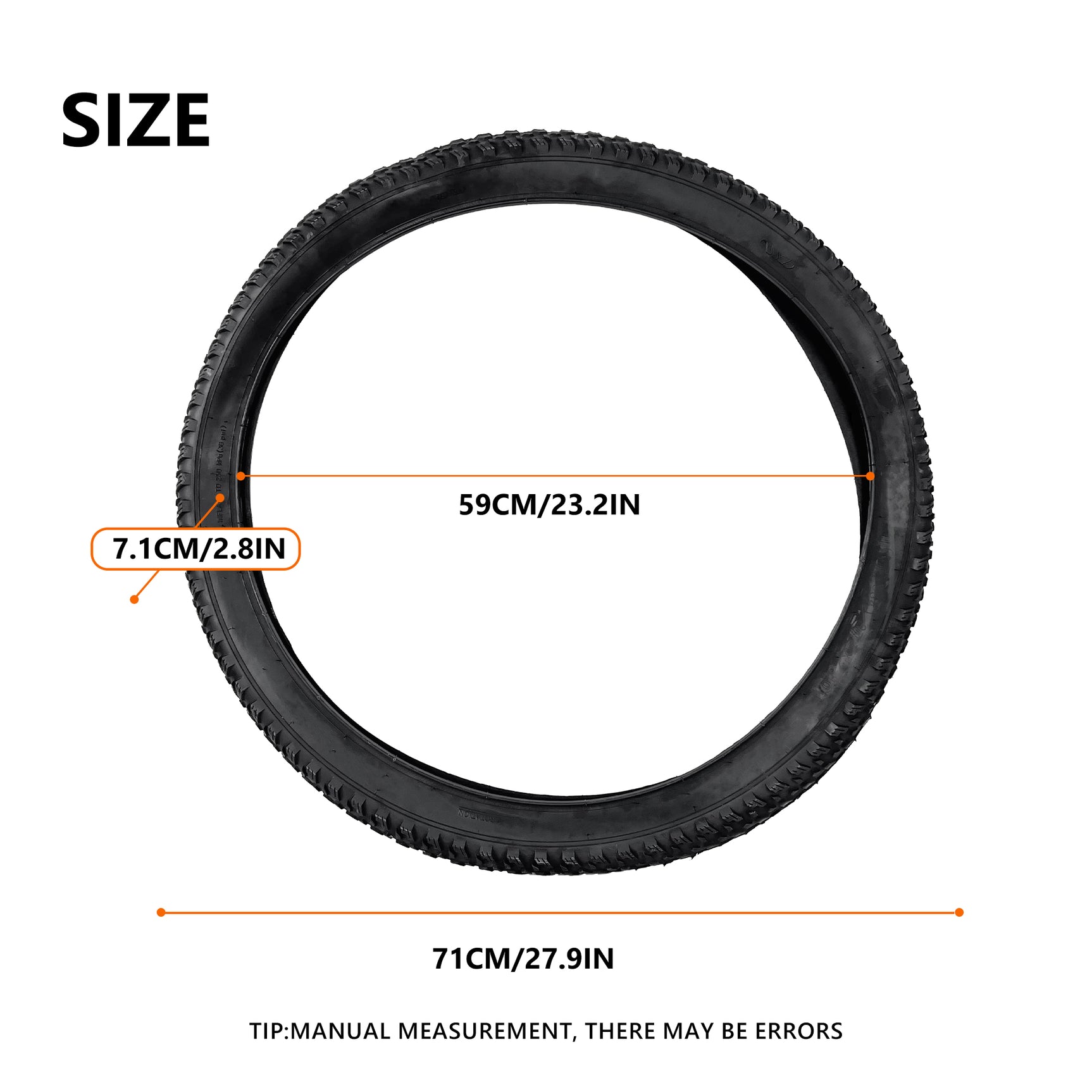 Fahrradreifen 27,5 * 2,8 Zoll