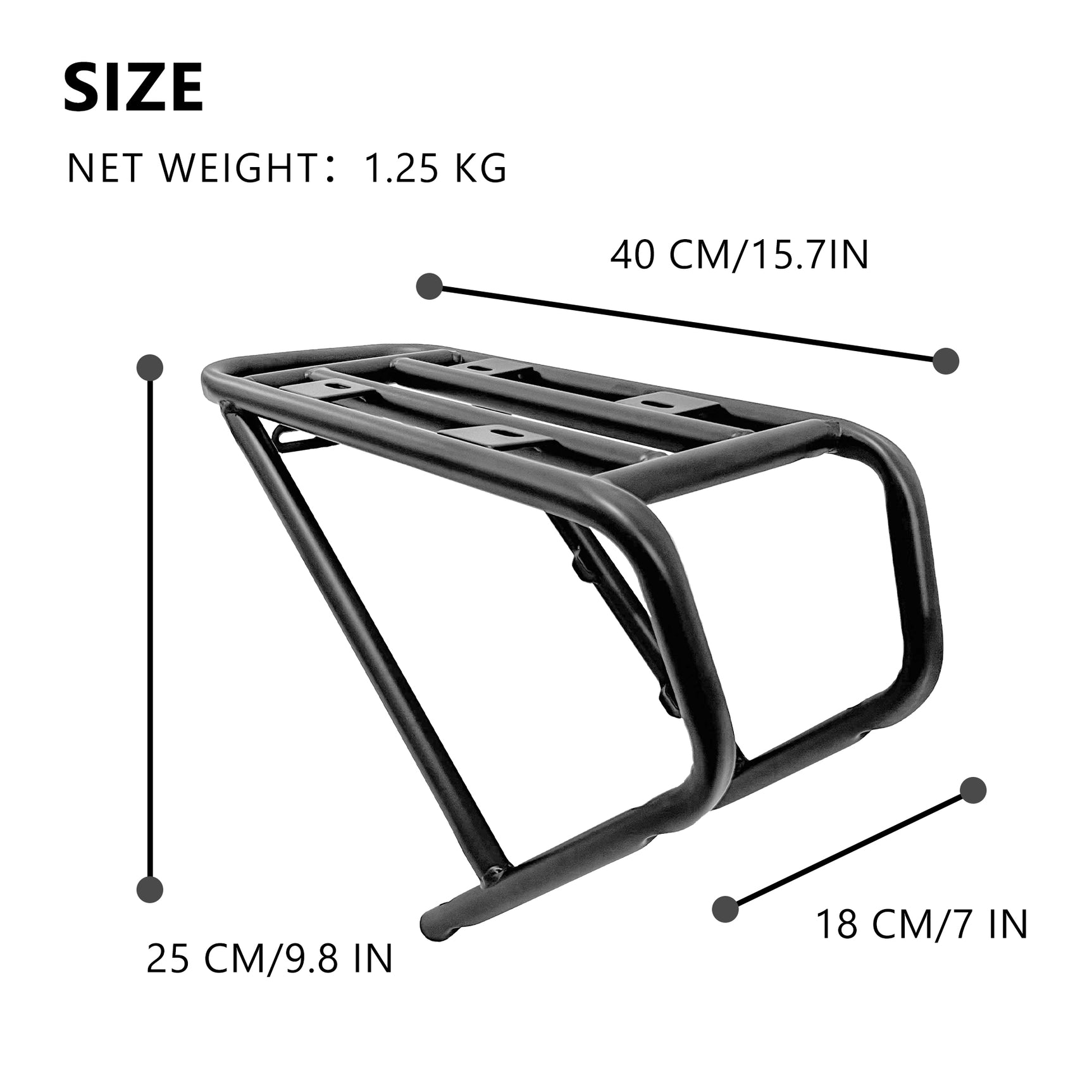 Bike Rear Rack for ebike A20PRO/AZ20