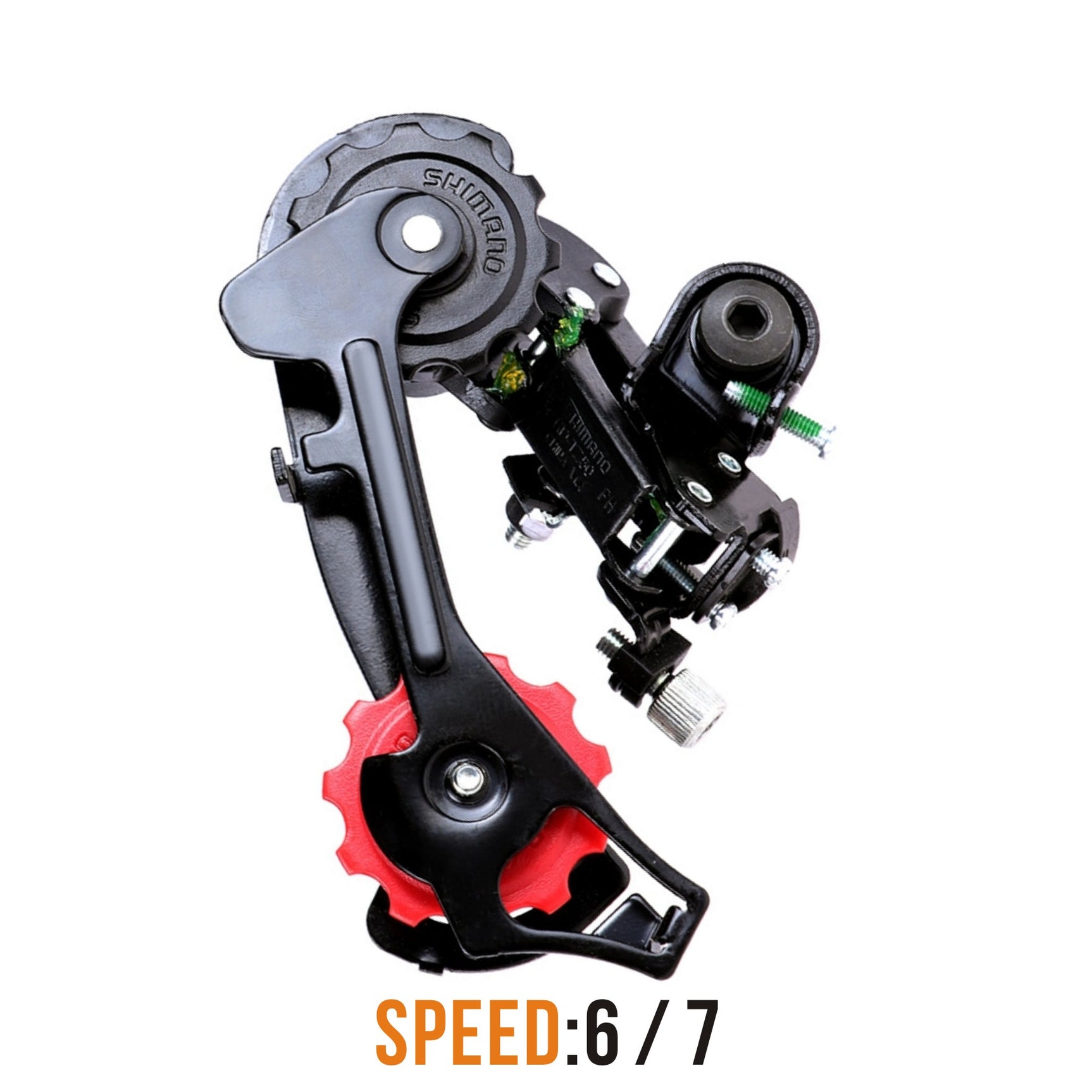 Deragliatore posteriore per bicicletta 6/7 velocità