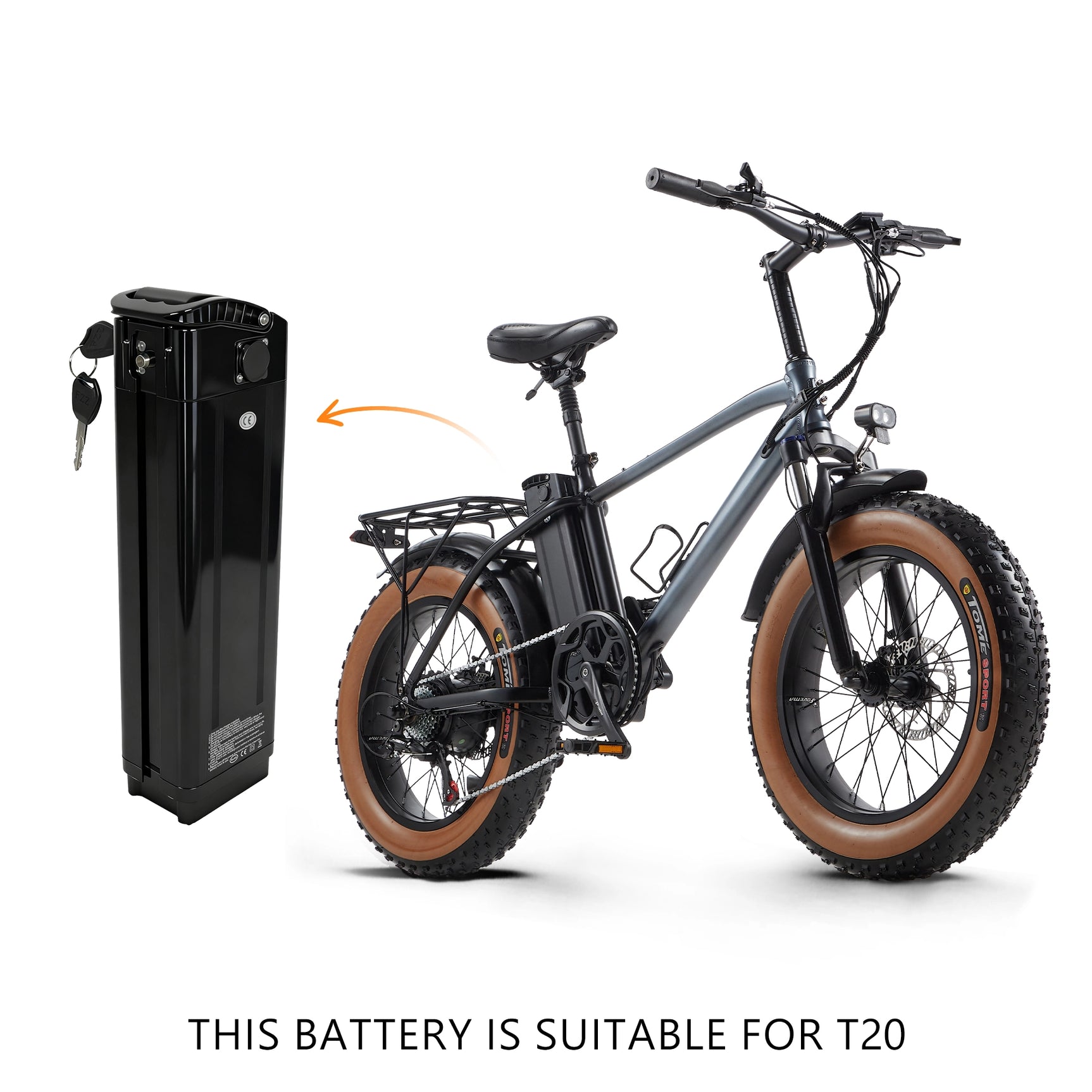 Ebike Battery For Electric Bike CMACEWHEEL Y20/T20/GW20/AC16