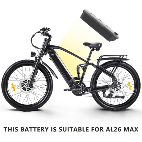 Batteria per bicicletta elettrica 48V17AH per AL26 / AL26MAX / L26
