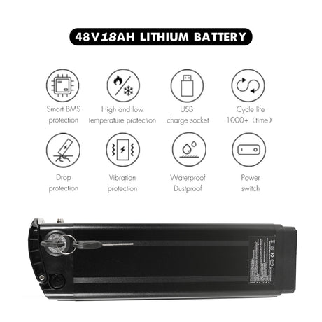 Ebike Battery For Electric Bike CMACEWHEEL Y20/T20/GW20/AC16