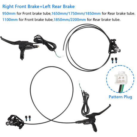 Kit de freins hydrauliques pour vélo électrique - KTET