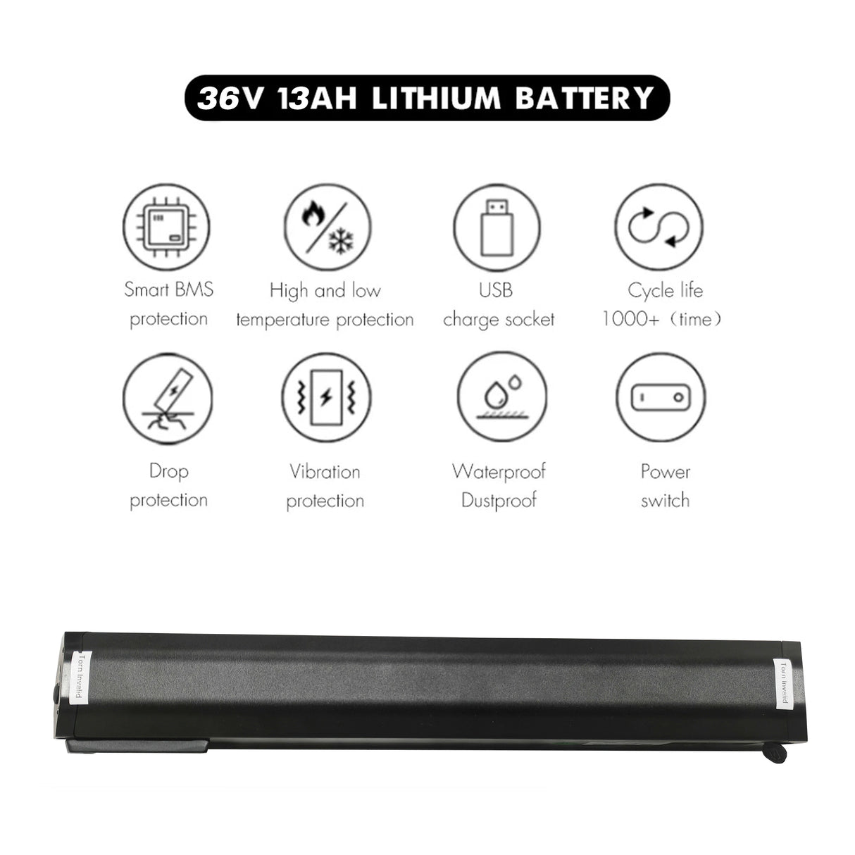 Batterie de vélo électrique 36V13AH pour M920